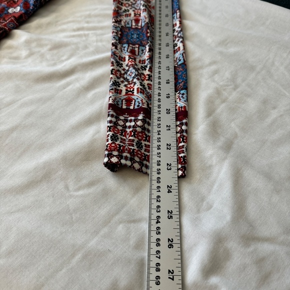 Maggy London Long Sleeve Lined Bohemian Pencil Maxi Dress Size 4 Cottage Boho - Picture 13 of 16